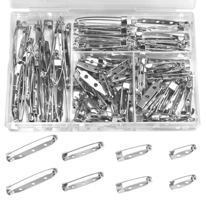100Pcs Brooch Pin Backs for Jewelry Making, Badges & DIY | Silver Bar Pin Clasps, 4 sizes (0.78/1/1.4/1.77 inch), for Name Tags, Crafts, Sewing, and Accessory DIY Projects 100Pcs Brooch Pin Backs for Jewelry Making, Badges & DIY | Silver Bar Pin Clasps, 4 sizes (0.78/1/1.4/1.77 inch), for Name Tags, Crafts, Sewing, and Accessory DIY Projects