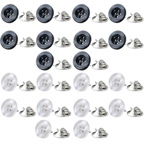 20 Sets 11.5mm/0.45inch No Need to Sew Resin Buttons | Removable 4 Hole Brooch Pins, Reusable Safety Pins for Clothes, Shirt Blouse Dress Sweater Shawl and Jacket (Black and White) 20 Sets 11.5mm/0.45inch No Need to Sew Resin Buttons | Removable 4 Hole Brooch Pins, Reusable Safety Pins for Clothes, Shirt Blouse Dress Sweater Shawl and Jacket (Black and White)