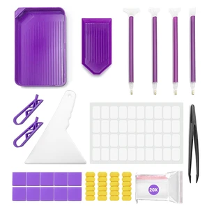 45 Pack Diamond Painting Tool Kit, DIY Diamond Art Accessory Set 45 Pack Diamond Painting Tool Kit, DIY Diamond Art Accessory Set