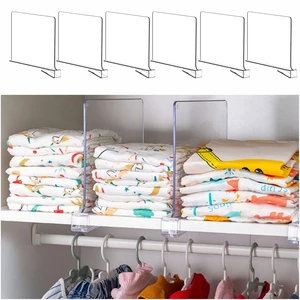6 Pack Clear Acrylic Shelf Divider for Closet Organization - 9.2 Tall Closet Dividers for Wood Shelves,Cupboard,Vertical Shelf Separators in Closet for T-Shirt,Purse,Handbag,Sweater Organizer 6 Pack Clear Acrylic Shelf Divider for Closet Organization - 9.2 Tall Closet Dividers for Wood Shelves,Cupboard,Vertical Shelf Separators in Closet for T-Shirt,Purse,Handbag,Sweater Organizer