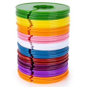50 Baby Closet Dividers Durable - Home Closet Organizer & Storage | Colorful Plastic Rack Divider, Large Hanger Labels, Hanging Clothes Size Dividers, for Boutique Settings & Nursery Essentials 50 Baby Closet Dividers Durable - Home Closet Organizer & Storage | Colorful Plastic Rack Divider, Large Hanger Labels, Hanging Clothes Size Dividers, for Boutique Settings & Nursery Essentials