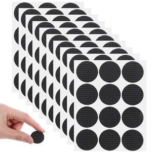 108 Pcs Non Slip Furniture Pads, 1 Inch Round Black Plastic Rubber Furniture Pads, Anti Slip Table Legs, Chair Leg Floor Protectors 108 Pcs Non Slip Furniture Pads, 1 Inch Round Black Plastic Rubber Furniture Pads, Anti Slip Table Legs, Chair Leg Floor Protectors