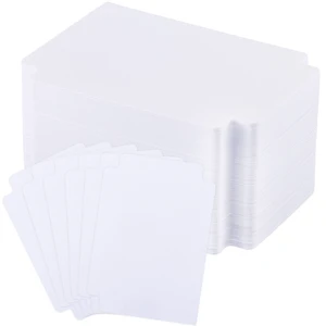 50 Pcs Card Dividers Plastic Tabs Compatible with TCG,White | Frosted Vertical 2.7x3.8 in, Organize Binders Storage, Label Tabs for TCG Sports Collections, Translucent 50 Pcs Card Dividers Plastic Tabs Compatible with TCG,White | Frosted Vertical 2.7x3.8 in, Organize Binders Storage, Label Tabs for TCG Sports Collections, Translucent