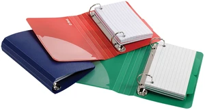 Index Card Binder with Dividers, 3" x 5", Color Will Vary, 50 Cards,1 Binder (73570),Assorted (Blue, Green, Red) Index Card Binder with Dividers, 3" x 5", Color Will Vary, 50 Cards,1 Binder (73570),Assorted (Blue, Green, Red)