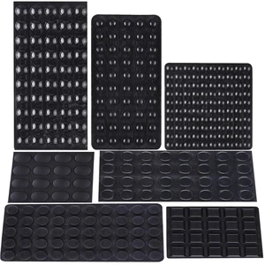 318 Pcs Rubber Feet Bumper Pads Self Stick Furniture Buffer Pads | Noise Dampening Bumper Feet, for Doors Cabinets Drawers Glass, Black 318 Pcs Rubber Feet Bumper Pads Self Stick Furniture Buffer Pads | Noise Dampening Bumper Feet, for Doors Cabinets Drawers Glass, Black