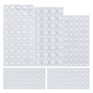 232 Pcs Rubber Feet Adhesive Bumper Pads Self Stick Buffer Pads | Clear 232 Pcs Rubber Feet Adhesive Bumper Pads Self Stick Buffer Pads | Clear