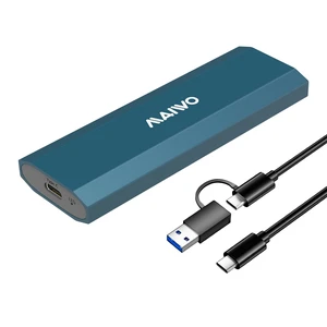 M.2 SSD Enclosure for PCIe NVMe and NGFF SATA Solid State Drive, USB C 3.1 10Gbps with UASP Trim, 8TB Capacity, Tool Free M.2 to USB Adapter Case Reader M.2 SSD Enclosure for PCIe NVMe and NGFF SATA Solid State Drive, USB C 3.1 10Gbps with UASP Trim, 8TB Capacity, Tool Free M.2 to USB Adapter Case Reader