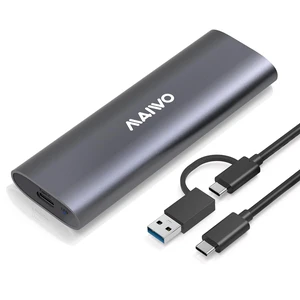 M.2 SATA SSD Enclosure, USB3.2 Gen1 Type-C to SATA NGFF Based M.2 Solid State Drive Adapter Reader, Support B Key B+M Key, Aluminum (K1689S) M.2 SATA SSD Enclosure, USB3.2 Gen1 Type-C to SATA NGFF Based M.2 Solid State Drive Adapter Reader, Support B Key B+M Key, Aluminum (K1689S)