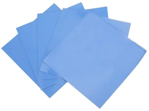 5 Pcs Silicone Thermal Pad 100x100x0.5mm High Conductivity 1.5W/m-K CPU/GPU Heat Transfer Sheet for Electronics, LED, Heat Sink Cooling 5 Pcs Silicone Thermal Pad 100x100x0.5mm High Conductivity 1.5W/m-K CPU/GPU Heat Transfer Sheet for Electronics, LED, Heat Sink Cooling