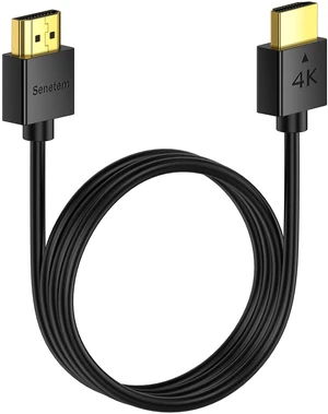 Slim HDMI Cable 3.3FT, 4K 60Hz 18Gbps HDMI 2.0 Cord, High Speed | HDMI 2.0 Cord, Low-Profile Gold-Plated Connectors - 2K, HDR, ARC, 3D, for Gaming Monitor, TV, X-Box, PS5/4/3 Slim HDMI Cable 3.3FT, 4K 60Hz 18Gbps HDMI 2.0 Cord, High Speed | HDMI 2.0 Cord, Low-Profile Gold-Plated Connectors - 2K, HDR, ARC, 3D, for Gaming Monitor, TV, X-Box, PS5/4/3