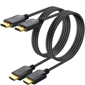High Speed HDMI Cable 3FT 2-Pack, HDMI 2.0 4K@60Hz, 2K@165Hz/144Hz | Supports 3D, HDR, ARC, HDCP 2.2, for Monitor, TV, PS4/5, KVM, Docking Station High Speed HDMI Cable 3FT 2-Pack, HDMI 2.0 4K@60Hz, 2K@165Hz/144Hz | Supports 3D, HDR, ARC, HDCP 2.2, for Monitor, TV, PS4/5, KVM, Docking Station