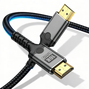 16K 8K HDMI Cable 96Gbps 1.6FT | Short Ultra High Speed HDMI Gaming Cord Support 4K@480Hz 8K@240Hz,Dynamic HDR, Compatible with PC/Computer TV/HDTV/PS3/DVD 16K 8K HDMI Cable 96Gbps 1.6FT | Short Ultra High Speed HDMI Gaming Cord Support 4K@480Hz 8K@240Hz,Dynamic HDR, Compatible with PC/Computer TV/HDTV/PS3/DVD