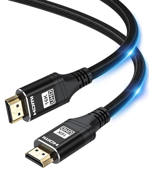 HDMI 2.2 Cable 96Gbps 3FT, 16K@60Hz, Clean Setup Braided Cord | Supports 8K@240Hz, 4K@480Hz. HDR10+, LIP Sync, 4:4:4 Chroma. SBTM, QFT, eARC. For Monitor, PC, Laptop, TV, PS5/4/3, Xbox. HDMI 2.2 Cable 96Gbps 3FT, 16K@60Hz, Clean Setup Braided Cord | Supports 8K@240Hz, 4K@480Hz. HDR10+, LIP Sync, 4:4:4 Chroma. SBTM, QFT, eARC. For Monitor, PC, Laptop, TV, PS5/4/3, Xbox.