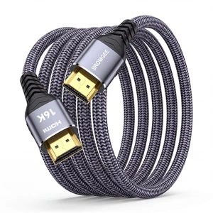 16K HDMI 2.2 Cable 6.6FT, 96Gbps Ultra High Speed HDMI Cable 8K@240Hz | 16K@60Hz, 4K@240Hz Gaming HDMI Cord, Lip eARC, Dolby Atmos, 3D, HDR10+, DTS:X for Monitor/PS5/Xbox/Blu-ray/Roku TV/Mac mini 16K HDMI 2.2 Cable 6.6FT, 96Gbps Ultra High Speed HDMI Cable 8K@240Hz | 16K@60Hz, 4K@240Hz Gaming HDMI Cord, Lip eARC, Dolby Atmos, 3D, HDR10+, DTS:X for Monitor/PS5/Xbox/Blu-ray/Roku TV/Mac mini