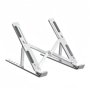 Aluminum Foldable Laptop Stand for Desk, Tablets and 10-17" Laptops | Portable Notebook Stand Computer Holder Adjustable Riser for MacBook Air/Pro/Neo, iPads, Tablets, More Laptops Aluminum Foldable Laptop Stand for Desk, Tablets and 10-17" Laptops | Portable Notebook Stand Computer Holder Adjustable Riser for MacBook Air/Pro/Neo, iPads, Tablets, More Laptops