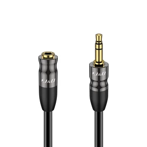 AUX Audio Extension Cable, 3.5mm TRS Male to Female Stereo Adapter, Copper Shell, 6 Feet AUX Audio Extension Cable, 3.5mm TRS Male to Female Stereo Adapter, Copper Shell, 6 Feet