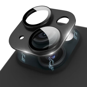 Compatible for iPhone 15/ iPhone 15 Plus/iPhone 14/ iPhone 14 Plus Camera Lens Protector Metal Plus Aluminium Alloy Ring 9H Tempered Glass Screen Camera Cover Black Compatible for iPhone 15/ iPhone 15 Plus/iPhone 14/ iPhone 14 Plus Camera Lens Protector Metal Plus Aluminium Alloy Ring 9H Tempered Glass Screen Camera Cover Black
