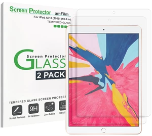 Screen Protector for iPad Air 3, iPad Pro 10.5" 2017 Tempered Glass | 9H Drop & Scratch Protection, Easy Instllation & Bubble Free, Apple Pencil Compatible, HD Clear, Ultra Thin, 2 Pack Screen Protector for iPad Air 3, iPad Pro 10.5" 2017 Tempered Glass | 9H Drop & Scratch Protection, Easy Instllation & Bubble Free, Apple Pencil Compatible, HD Clear, Ultra Thin, 2 Pack