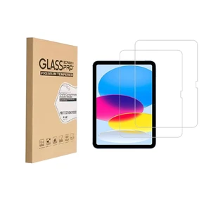 Design for Apple iPad 10th Generation 10.9 Inch (2022) Tempered Glass Screen Protector, Anti Scratch, Bubble Free,High Definition2 Pack Design for Apple iPad 10th Generation 10.9 Inch (2022) Tempered Glass Screen Protector, Anti Scratch, Bubble Free,High Definition2 Pack