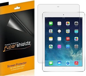 (3 Pack) Designed for Apple iPad Air 2 and iPad Air 1 (9.7 inch) Screen Protector, High Definition Clear Shield (PET) (3 Pack) Designed for Apple iPad Air 2 and iPad Air 1 (9.7 inch) Screen Protector, High Definition Clear Shield (PET)