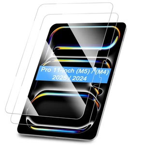 2-Pack Screen Protector for iPad Pro 11-inch (M5) 2025 & (M4) 2024 | Anti-Scratch Tempered Glass, Premium HD Clarity, 9H Hardness, High Touch Response, for Work, Study & Travel 2-Pack Screen Protector for iPad Pro 11-inch (M5) 2025 & (M4) 2024 | Anti-Scratch Tempered Glass, Premium HD Clarity, 9H Hardness, High Touch Response, for Work, Study & Travel