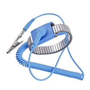 Reusable Corded Anti Static Wrist Strap, Fast-Carrying Alligator Clip for dissipating Electricity, grounding Solution for Sensitive Electronic Equipment Reusable Corded Anti Static Wrist Strap, Fast-Carrying Alligator Clip for dissipating Electricity, grounding Solution for Sensitive Electronic Equipment