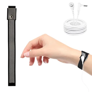 Grounding Wrist Strap,Anti-Static Sleep Wristband,Anti Static Wrist Strap,Grounding Bracelet with 15 Feet Grounding Cord(Black) Grounding Wrist Strap,Anti-Static Sleep Wristband,Anti Static Wrist Strap,Grounding Bracelet with 15 Feet Grounding Cord(Black)