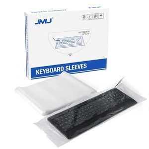 250 Pcs Disposable Universal Keyboard Sleeves, 22"x13.78", Waterproof | Clear Plastic Keyboard Protector for Medical, Dental, Office & Lab Keyboards 250 Pcs Disposable Universal Keyboard Sleeves, 22"x13.78", Waterproof | Clear Plastic Keyboard Protector for Medical, Dental, Office & Lab Keyboards