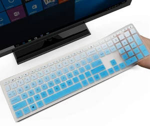 Keyboard Cover for HP Pavilion 27 All in One PC 27-xa0014/27 Xa0055Ng/0370Nd/0076Hk/0010Na, HP Pavilion 24-inch 24-xa0020 Xa0002A Xa0032 xa0013w, HP Pavilion All in One Keyboard Cover, Ombre Blue Keyboard Cover for HP Pavilion 27 All in One PC 27-xa0014/27 Xa0055Ng/0370Nd/0076Hk/0010Na, HP Pavilion 24-inch 24-xa0020 Xa0002A Xa0032 xa0013w, HP Pavilion All in One Keyboard Cover, Ombre Blue