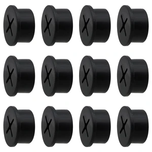 Desk Grommet, 3/4 Inch Flexible Rubber Grommets, Silicone Cable Cord Grommet Wire Hole Cover for Desk, Table and Other Furnitures(12Pack) Desk Grommet, 3/4 Inch Flexible Rubber Grommets, Silicone Cable Cord Grommet Wire Hole Cover for Desk, Table and Other Furnitures(12Pack)