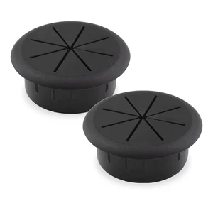 2pcs 2 Inch Cable Grommet, Black | Flexible Desk Grommet, Cable Cord Hole Plug, Wire Hole Cover, Wire Pass Through 2pcs 2 Inch Cable Grommet, Black | Flexible Desk Grommet, Cable Cord Hole Plug, Wire Hole Cover, Wire Pass Through