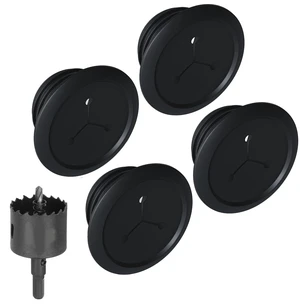 Wall Cable Hiders for Cable Management - 2.25" Mini Cord Hider Conceals 3 Low Voltage Cables Behind Wall - Perfect for Speakers, Mounted TVs, Desks & More - Black 4-Pack Wall Cable Hiders for Cable Management - 2.25" Mini Cord Hider Conceals 3 Low Voltage Cables Behind Wall - Perfect for Speakers, Mounted TVs, Desks & More - Black 4-Pack