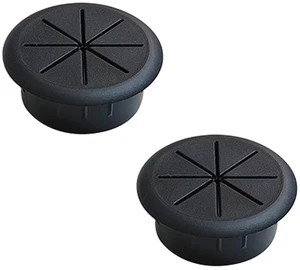 2 Pcs 2 Inch (50mm) Cable Grommet, Flexible Desk Hole Cover | Flexible Desk Grommet, Flexible Desk Grommets, Flexible Desk Cord Grommets, Flexible Desk Cable Grommet (Black) 2 Pcs 2 Inch (50mm) Cable Grommet, Flexible Desk Hole Cover | Flexible Desk Grommet, Flexible Desk Grommets, Flexible Desk Cord Grommets, Flexible Desk Cable Grommet (Black)