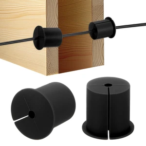 2pcs Cable Routing Kit for 1-3/8" Wall Hole 38mm Length Black | Silicone Feed Through Wall Grommet Cover Bushing for Ethernet Cable 2pcs Cable Routing Kit for 1-3/8" Wall Hole 38mm Length Black | Silicone Feed Through Wall Grommet Cover Bushing for Ethernet Cable