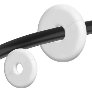 2 Pcs Wall Grommets for Cables, Wall Cable Pass Through Anti-Slip Cords Hole Covers Starlink Cable Routing Kit Feed-Through for Walls Holes and Furnitures Wire Hole (White) 2 Pcs Wall Grommets for Cables, Wall Cable Pass Through Anti-Slip Cords Hole Covers Starlink Cable Routing Kit Feed-Through for Walls Holes and Furnitures Wire Hole (White)