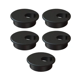 Desk Grommet 2 Inch (50 mm) Pack of 5-Black ABS Plastic Cable Hole Cover to Arrange Wires & Cords Through Computer Table/Countertops Desk Grommet 2 Inch (50 mm) Pack of 5-Black ABS Plastic Cable Hole Cover to Arrange Wires & Cords Through Computer Table/Countertops