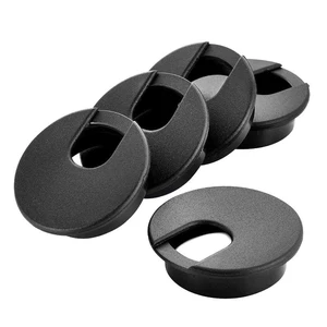 2 Inch Desk Grommet (50mm) - 5 Pack Black Plastic Cable Management Kit, Wire Covers for Cords Pass Through Computer Table, Office Desk Hole Cover for TV Stand & Workstation 2 Inch Desk Grommet (50mm) - 5 Pack Black Plastic Cable Management Kit, Wire Covers for Cords Pass Through Computer Table, Office Desk Hole Cover for TV Stand & Workstation