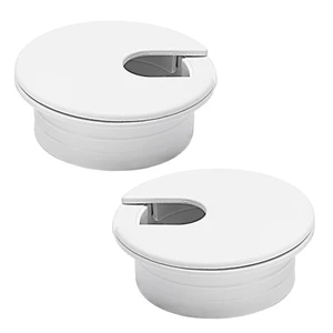 2 Pcs Desk Grommet 1-3/8" / 35 mm, Desk Cord Hole Cover | Cable Grommet ABS Plastic, Desk Hole Grommet for Home & Office Pc, Detachable Cable Cord Organizer-White 2 Pcs Desk Grommet 1-3/8" / 35 mm, Desk Cord Hole Cover | Cable Grommet ABS Plastic, Desk Hole Grommet for Home & Office Pc, Detachable Cable Cord Organizer-White