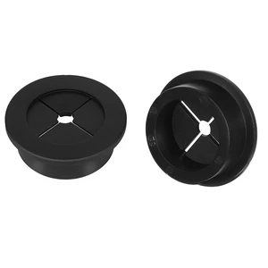2PCS Cable Cord Grommet, 1-1/4 Inch (32mm) Black Desk Grommets Flexible Silicone Grommet Hole Cover, Wire Hole Cover Pass Through Desk Grommets for Table and Other Furnitures, Black 2PCS Cable Cord Grommet, 1-1/4 Inch (32mm) Black Desk Grommets Flexible Silicone Grommet Hole Cover, Wire Hole Cover Pass Through Desk Grommets for Table and Other Furnitures, Black