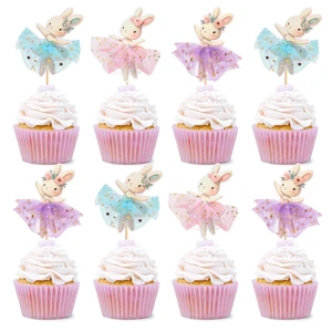 30 PCS Easter Cupcake topper Bunny Cupcake Toppers Easter Egg Cupcake Topper Rabbit Party Cake Topper Decorations (Brown) (Style 4) 30 PCS Easter Cupcake topper Bunny Cupcake Toppers Easter Egg Cupcake Topper Rabbit Party Cake Topper Decorations (Brown) (Style 4)