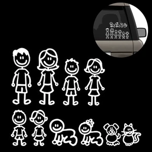 (Set of 10) Family Car Decals Stickers Bundle (Set of 10) Family Car Decals Stickers Bundle