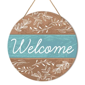 Welcome Sign Front Door Decor, Welcome Round Wood Hanging Sign Decor Farmhouse Wall Sign Bohemia Decorations for Door, Porch, Home, Housewarming Gift for New House Women Men Welcome Sign Front Door Decor, Welcome Round Wood Hanging Sign Decor Farmhouse Wall Sign Bohemia Decorations for Door, Porch, Home, Housewarming Gift for New House Women Men