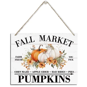Fall Decoration, Fall Markets Sign, Rustic Hanging Wood Plaque Sign, Pumpkins Decor, Farmhouse Decor, Fall Wall Art, Home Kitchen Wall Decor, Kitchen Door Sign, Decorative Wooden Wall Sign Fall Decoration, Fall Markets Sign, Rustic Hanging Wood Plaque Sign, Pumpkins Decor, Farmhouse Decor, Fall Wall Art, Home Kitchen Wall Decor, Kitchen Door Sign, Decorative Wooden Wall Sign