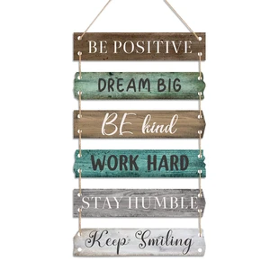 6 Pcs Positive Quotes Wall Hanging Plaque Sign, Retro Style | Back to School Wall Art, Farmhouse Wooden Door Signs, Rustic Wooden Plaques, Motivational Quote Decor for Office Bedroom 6 Pcs Positive Quotes Wall Hanging Plaque Sign, Retro Style | Back to School Wall Art, Farmhouse Wooden Door Signs, Rustic Wooden Plaques, Motivational Quote Decor for Office Bedroom
