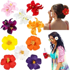 10 Pcs Hawaiian Flower Hair Clips for Women, Plumeria Hibiscus Hair Clips, Artificial Flower Clips 3.5 Inch Hair Accessories for Vacation Party Beach Seaside 10 Pcs Hawaiian Flower Hair Clips for Women, Plumeria Hibiscus Hair Clips, Artificial Flower Clips 3.5 Inch Hair Accessories for Vacation Party Beach Seaside