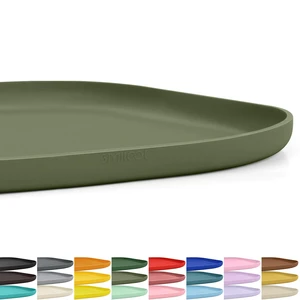 Waterproof Silicone Pet Food Mat with Raised Edge for Dog & Cat | 12" x 12" Non-Slip Small Pet Feeding Mats with Lip for Food & Water Bowl, Food Grade, Easy Cleaning, Light Olive Green Waterproof Silicone Pet Food Mat with Raised Edge for Dog & Cat | 12" x 12" Non-Slip Small Pet Feeding Mats with Lip for Food & Water Bowl, Food Grade, Easy Cleaning, Light Olive Green