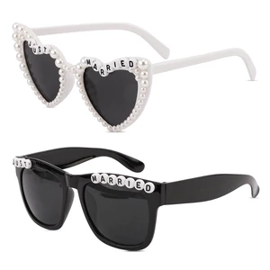 Just Married Decorations Bride And Groom Sunglasses for Just Married Wedding Party Decorations Wedding Sunglasses Accessories White And Black Just Married Decorations Bride And Groom Sunglasses for Just Married Wedding Party Decorations Wedding Sunglasses Accessories White And Black