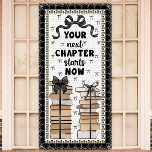 HunnmingRe Books and Bows Classroom Decor Black and White Classroom Decor | Back to School Door Decor, Black and White Banner Decorations, First Day of School Porch Sign for Party HunnmingRe Books and Bows Classroom Decor Black and White Classroom Decor | Back to School Door Decor, Black and White Banner Decorations, First Day of School Porch Sign for Party