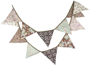 Brown Floral Collection 100% Cotton Banner for Wedding Baby Shower Party Decoration Brown Floral Collection 100% Cotton Banner for Wedding Baby Shower Party Decoration