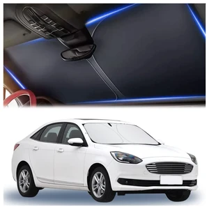 300T Thickened Automotive Glass Sunshade and Comes with Storage Bag,Keep Car Interior Cool,Windshield Sun Shade Fit for Small Cars (M: 55.12 * 27.6 inch) 300T Thickened Automotive Glass Sunshade and Comes with Storage Bag,Keep Car Interior Cool,Windshield Sun Shade Fit for Small Cars (M: 55.12 * 27.6 inch)